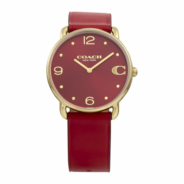 コーチ COACH  ELLIOT 14504249 腕時計 レディース レッド クオーツ アナログ 並行輸入品